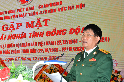 Mặt trận 479 gặp mặt kỷ niệm 80 năm Ngày thành lập Quân đội nhân dân Việt Nam