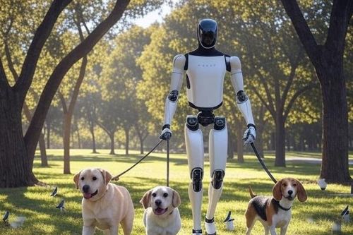 Robot hình người của Tesla trình diễn khả năng leo đồi