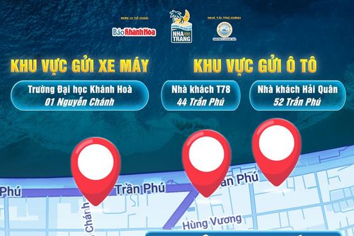 Giải Nha Trang Night Run Sanvinest - Báo Khánh Hòa 2024: Tổ chức 3 địa điểm trông giữ xe phục vụ vận động viên và người dân