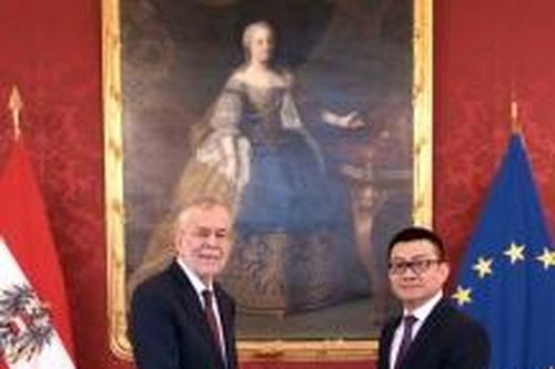 Đại sứ Vũ Lê Thái Hoàng trình Thư ủy nhiệm lên Tổng thống Áo