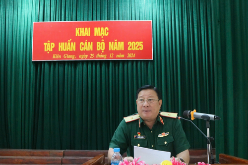 Quân khu 9: Tập huấn cán bộ năm 2025