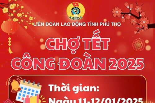 Liên đoàn Lao động tỉnh tổ chức Chợ Tết công đoàn cho đoàn viên, người lao động