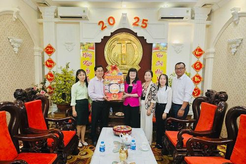 Phó Chủ tịch UBMTTQVN tỉnh chúc Tết các doanh nghiệp