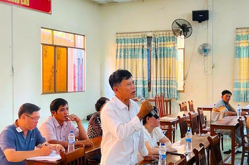 Đại biểu HĐND 3 cấp tiếp xúc cử tri xã An Thạnh Trung