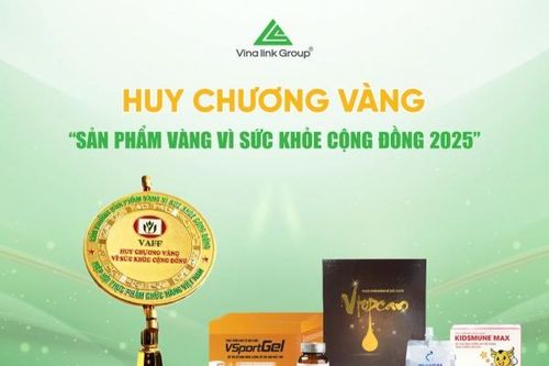 Vinalink Group nhận giải 'Huy chương Vàng vì sức khỏe cộng đồng'