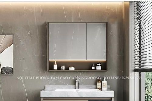 Hướng dẫn lắp đặt tủ lavabo treo tường: Dễ dàng, tiết kiệm không gian