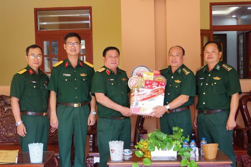 Phó Tư lệnh Quân khu 9 thăm, chúc Tết cán bộ, chiến sĩ BĐBP Đồng Tháp