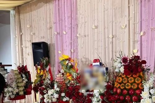 Lộ ảnh bên trong lễ ăn hỏi của Phương Nhi và Minh Hoàng, 1 chi tiết thể hiện rõ tâm ý nhà vị tỷ phú