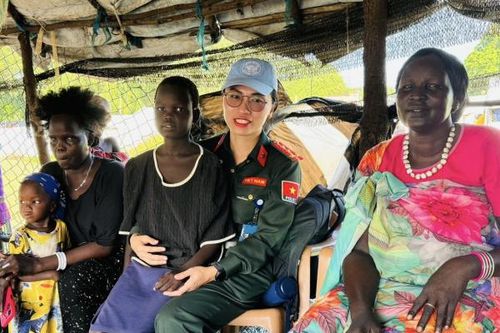 Dấu chân đầu tiên của Công an Việt Nam ở địa bàn Bor, Nam Sudan