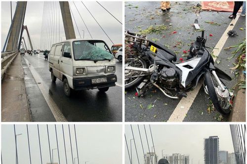 Một người bán hoa tử vong trên cầu Nhật Tân