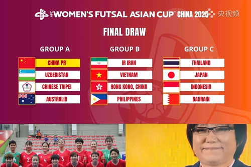 Tuyển futsal nữ Việt Nam vào bảng 'dễ thở' tại giải châu Á