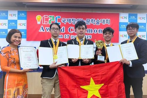 Học sinh Việt Nam mang lại niềm tự hào trên bản đồ khoa học quốc tế