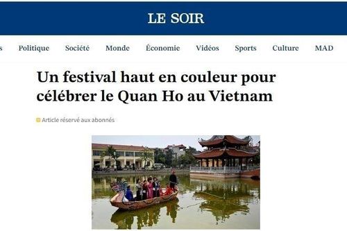 Báo Bỉ ca ngợi văn hóa dân gian Việt Nam