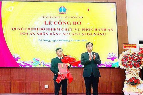 TAND Cấp cao tại Đà Nẵng có thêm Phó Chánh án mới