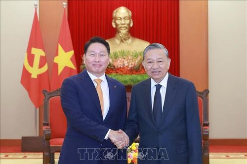 Tổng Bí thư Tô Lâm tiếp Chủ tịch tập đoàn SK, Hàn Quốc