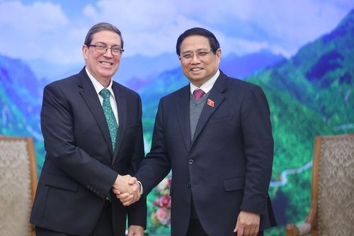 Thủ tướng Phạm Minh Chính tiếp Bộ trưởng Ngoại giao Cuba
