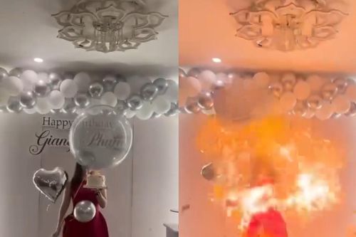 Cảnh báo cháy, nổ từ bóng bay bơm khí Hydro