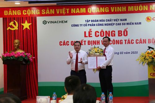 Cao su Miền Nam bổ nhiệm Bí thư Đảng ủy, Tổng Giám đốc công ty