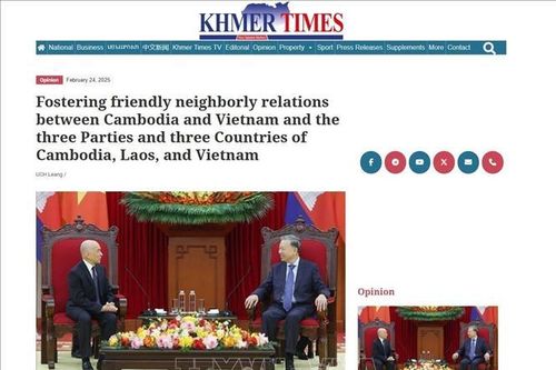 Truyền thông Campuchia đề cao quan hệ truyền thống tốt đẹp với Việt Nam và Lào