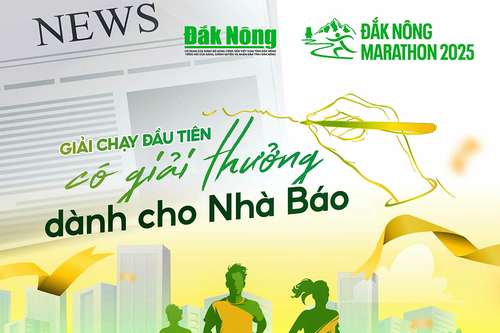 Đắk Nông Marathon 2025: Dấu ấn đầu tiên và vinh danh giới báo chí
