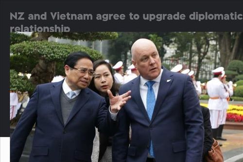 Truyền thông New Zealand đưa đậm nét sự kiện Việt Nam - New Zealand nâng cấp quan hệ