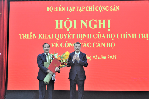 Đồng chí Hoàng Trung Dũng giữ chức Tổng Biên tập Tạp chí Cộng sản