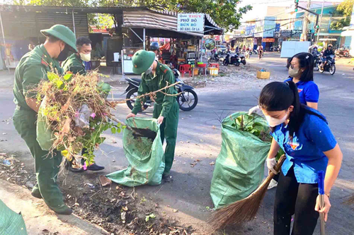 Tuổi trẻ BĐBP tỉnh Bình Thuận xung kích 'Tháng Thanh niên' năm 2025