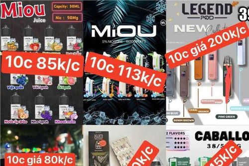 Mua bán thuốc lá điện tử: Chợ online vẫn nhộn nhịp như chưa bị cấm