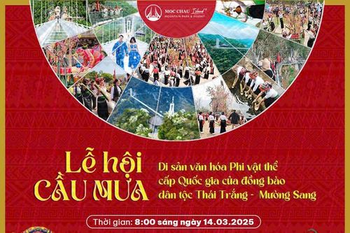 Lễ hội Cầu mưa tại Khu du lịch Mộc Châu Island