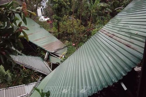 21 ngôi nhà ở Tuyên Quang bị hư hỏng do giông lốc