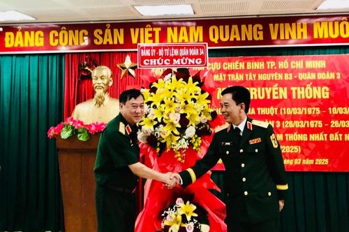 Họp mặt kỷ niệm 50 năm thành lập Mặt trận Tây Nguyên-Quân đoàn 3