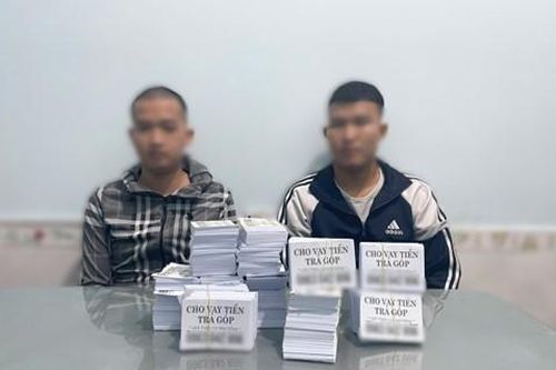 Ngăn chặn kịp thời 2 người chuẩn bị rải hàng ngàn tờ rơi cho vay tiền trả góp tại Biên Hòa