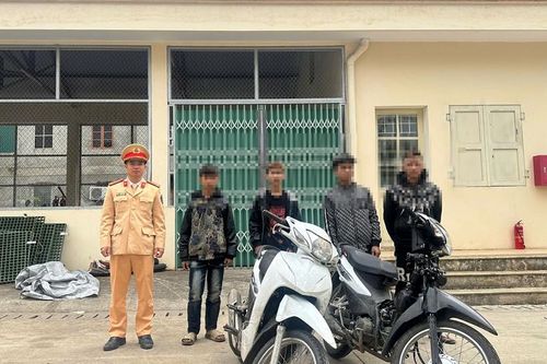 Lưu thông trên đường bằng xe trộm cắp, bị Công an bắt giữ