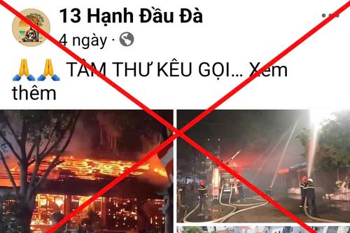 Chùa Vẽ Bắc Giang bị cháy, kẻ gian kêu gọi phát tâm tu sửa để chiếm đoạt tài sản