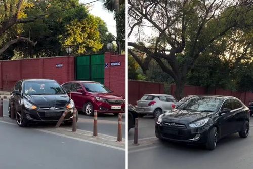 Bất chấp nguy hiểm, tài xế Hyundai Verna chạy xe ngược chiều để câu view