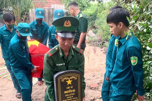 Phối hợp di dời hài cốt liệt sĩ về nghĩa trang