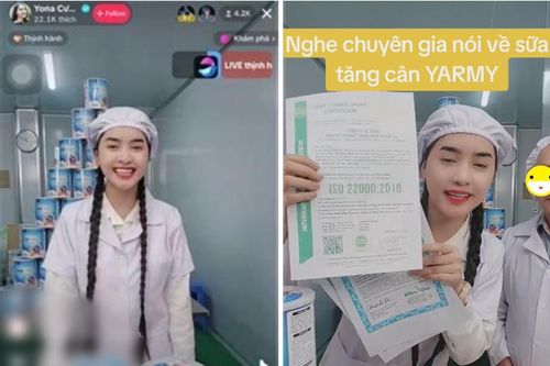 Cô gái dân tộc quảng cáo sữa không rõ nguồn gốc bị réo tên
