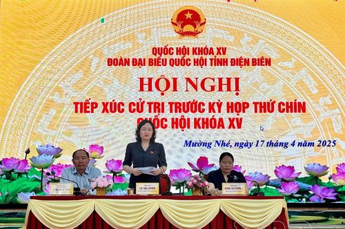Đại biểu Quốc hội tỉnh tiếp xúc cử tri huyện Mường Nhé