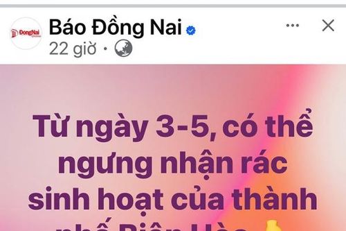 Thông tin khả năng ngưng nhận rác sinh hoạt tại thành phố Biên Hòa thu hút bạn đọc