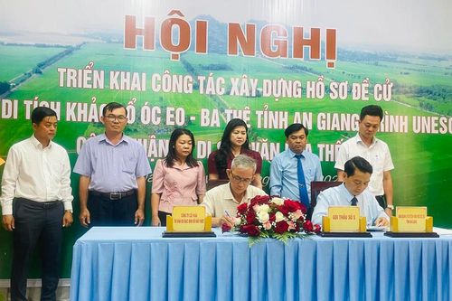 Xây dựng hồ sơ đề cử Khu di tích khảo cổ Óc Eo - Ba Thê, trình UNESCO công nhận là Di sản văn hóa thế giới