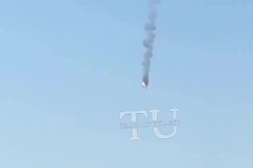Máy bay Su-27 Ukraine bị rơi khi đánh chặn UAV Geran của Nga