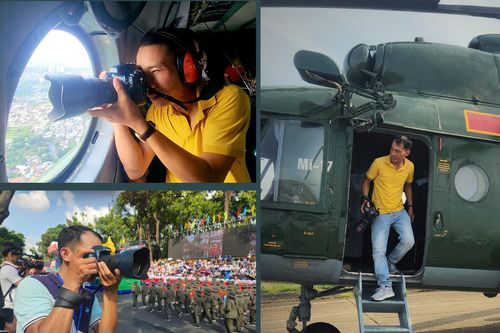 'Binh chủng' báo chí không quản nắng mưa, hết mình vì Đại lễ