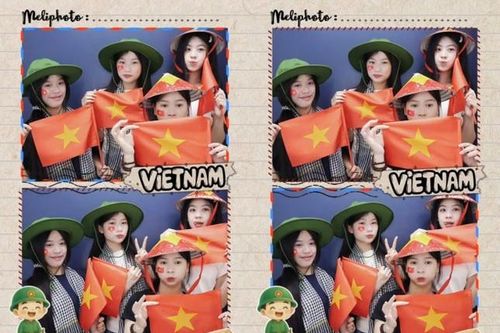 Photobooth có khung hình ý nghĩa dịp Đại lễ 30/4: Phụ kiện đầy đủ, chỉ cần bấm máy