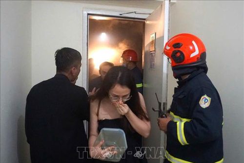 Kịp thời dập tắt đám cháy tại chung cư Mường Thanh (Đà Nẵng)