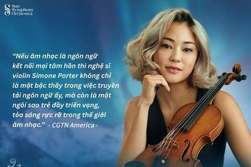 'Thần đồng violin' Simone Porter sẽ trình diễn tại Việt Nam