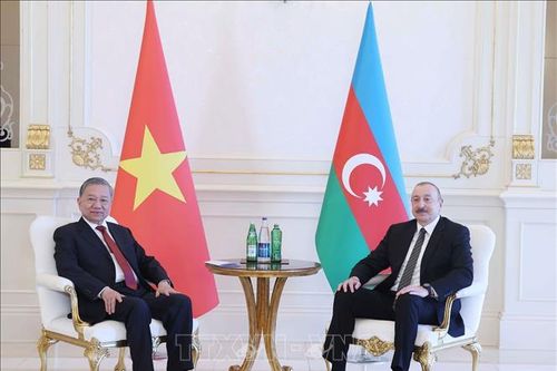 Tổng Bí thư Tô Lâm hội đàm hẹp với Tổng thống Azerbaijan Ilham Aliyev