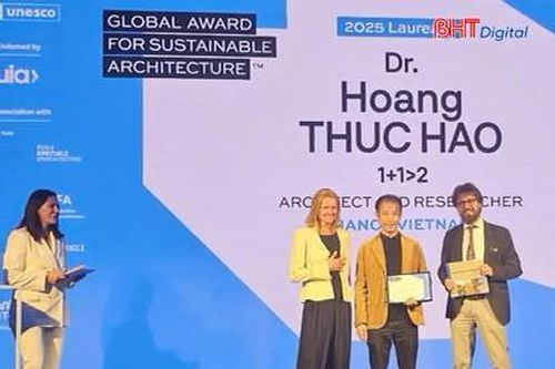 Lần đầu tiên kiến trúc sư Việt Nam đoạt giải kiến trúc bền vững toàn cầu