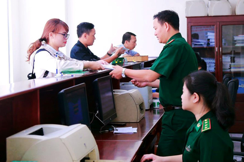 Hiệu quả chuyển đổi số thủ tục biên phòng
