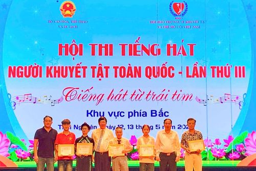 Đoàn Phú Thọ đoạt Huy chương Vàng Hội thi Tiếng hát người khuyết tật lần thứ III