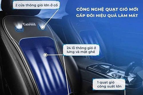 Đệm làm mát ghế ô tô 'lên ngôi' mùa nóng, có đáng mua?